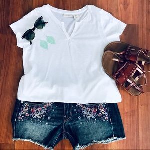 Mercer & Madison Simple White Tee